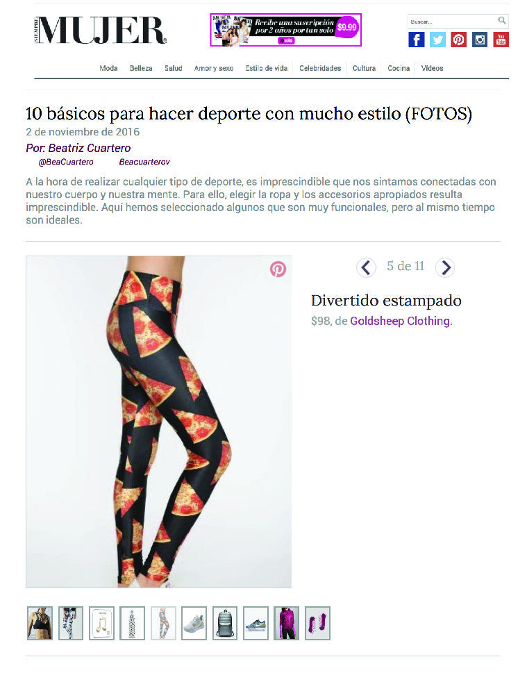 10 básicos para hacer deporte con mucho estilo (FOTOS)