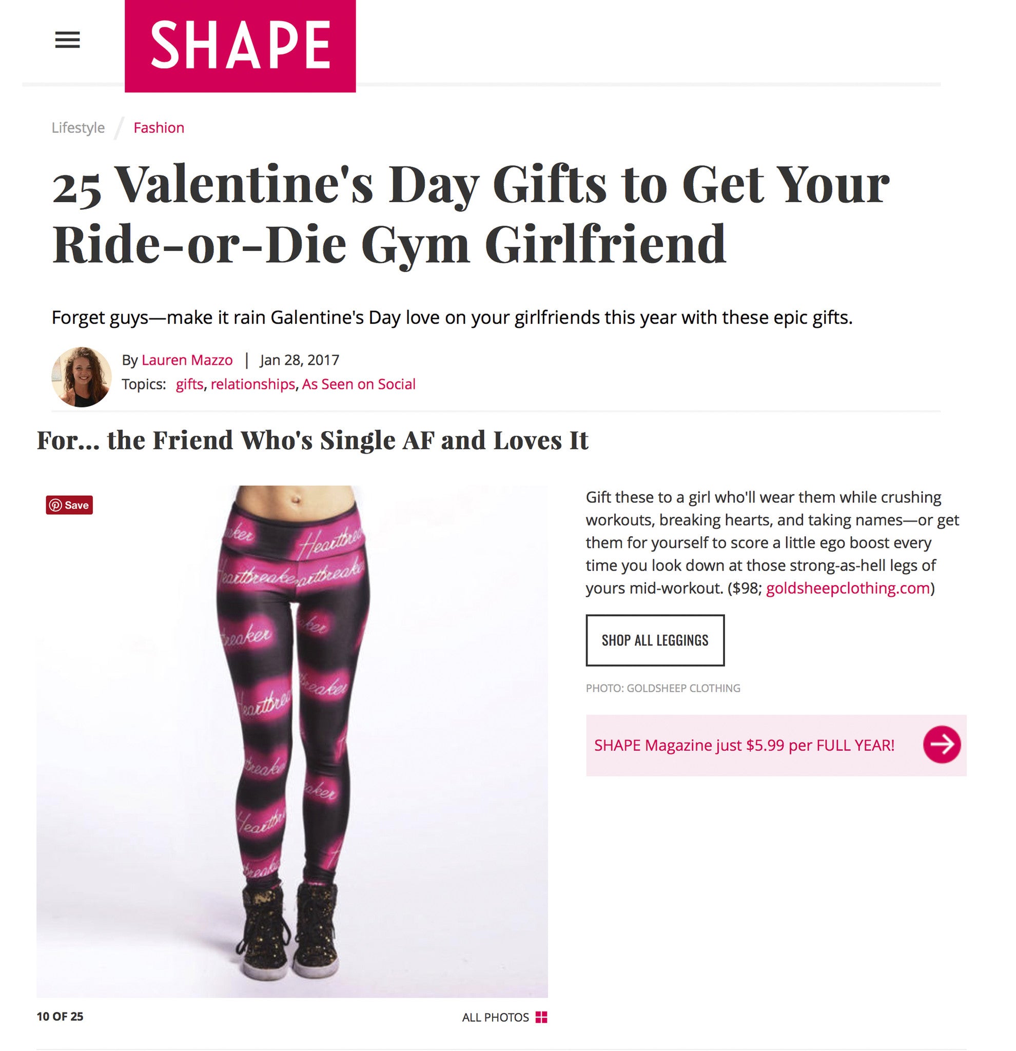 25 Valentine's Day Gifts to Get Your Ride-or-Die Gym Girlfriend