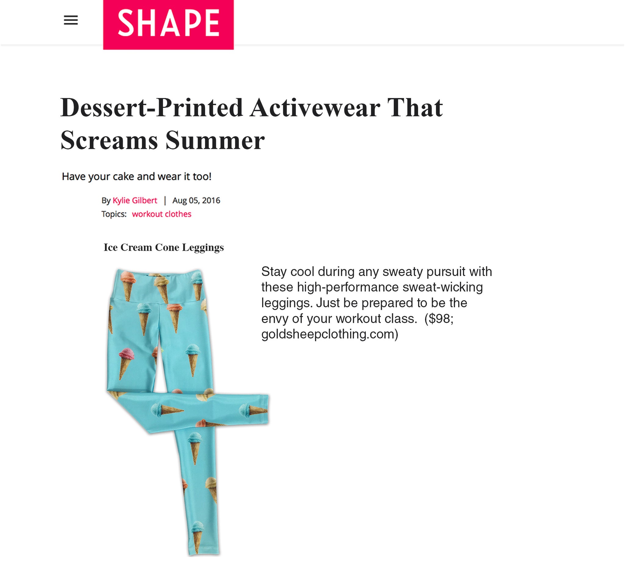 SHAPE Magazine