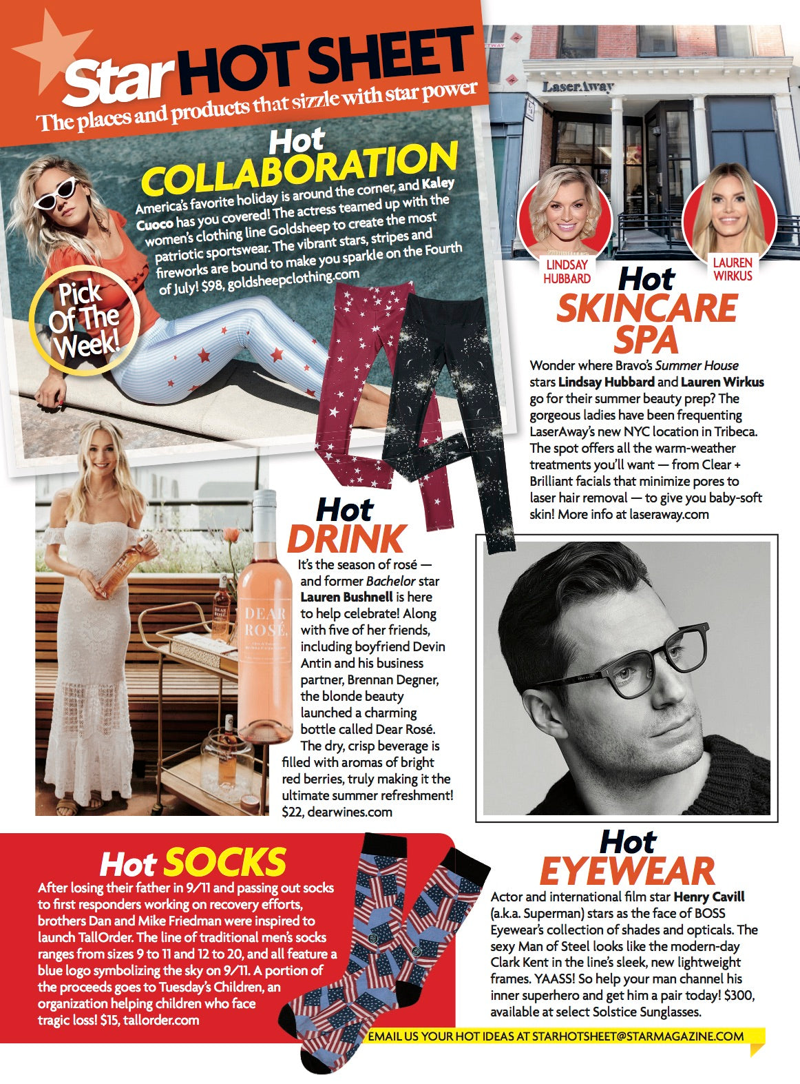 Star Magazine HOT SHEET ft. Kaley Cuoco!