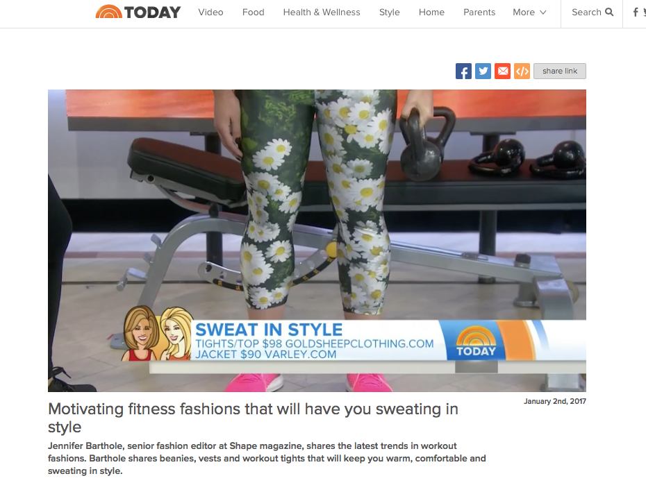 The Today Show - Fitness Trends of 2016