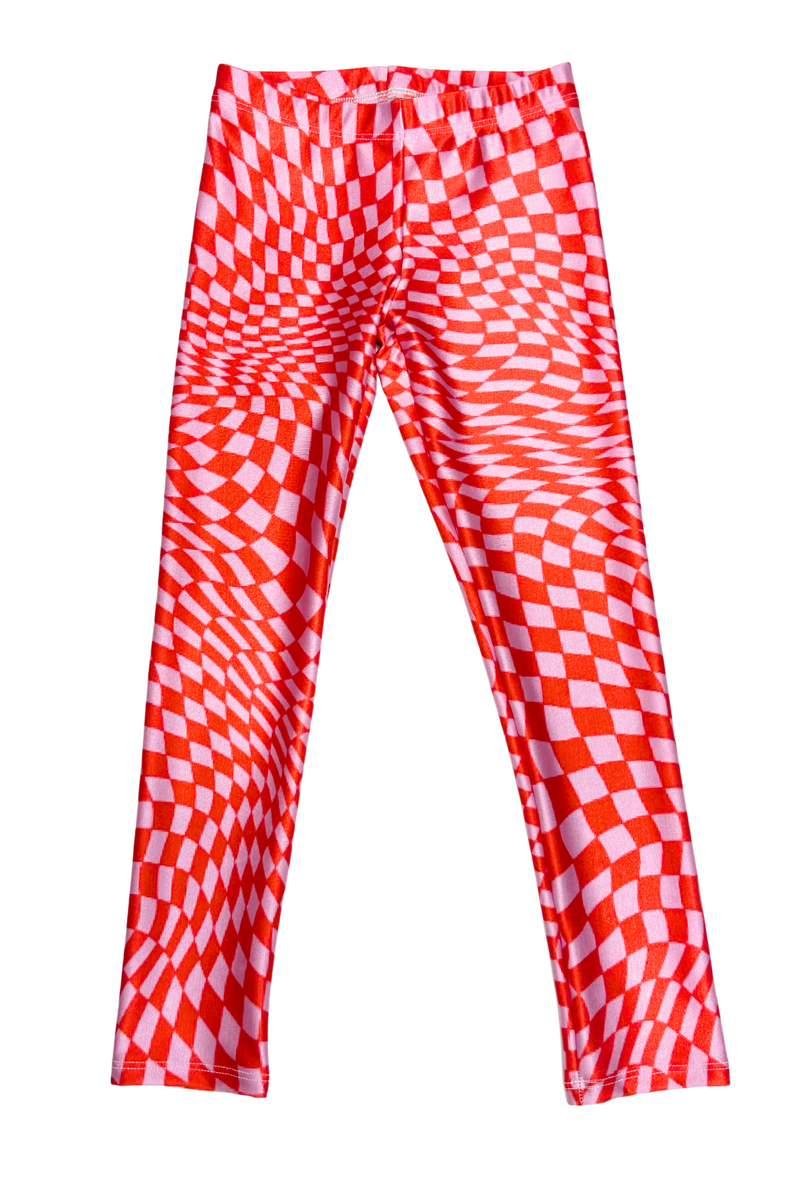 Halloween Wavy checkers Orange