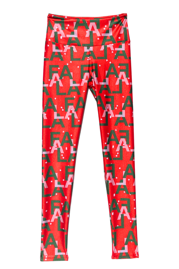 Fa la la la la Red Legging