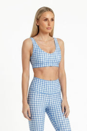 Baby Blue Gingham U-Bra
