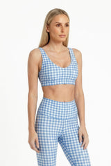 Baby Blue Gingham U-Bra
