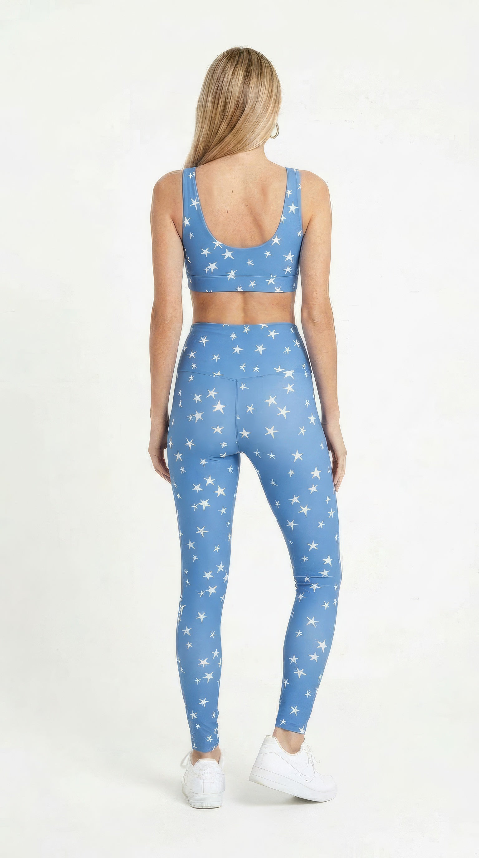 Blue Star Scatter Leggings