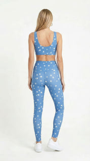 Blue Star Scatter Leggings