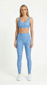 Blue Star Scatter Leggings
