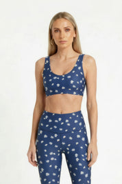 Blue White Daisy U-Bra