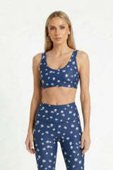 Blue White Daisy U-Bra