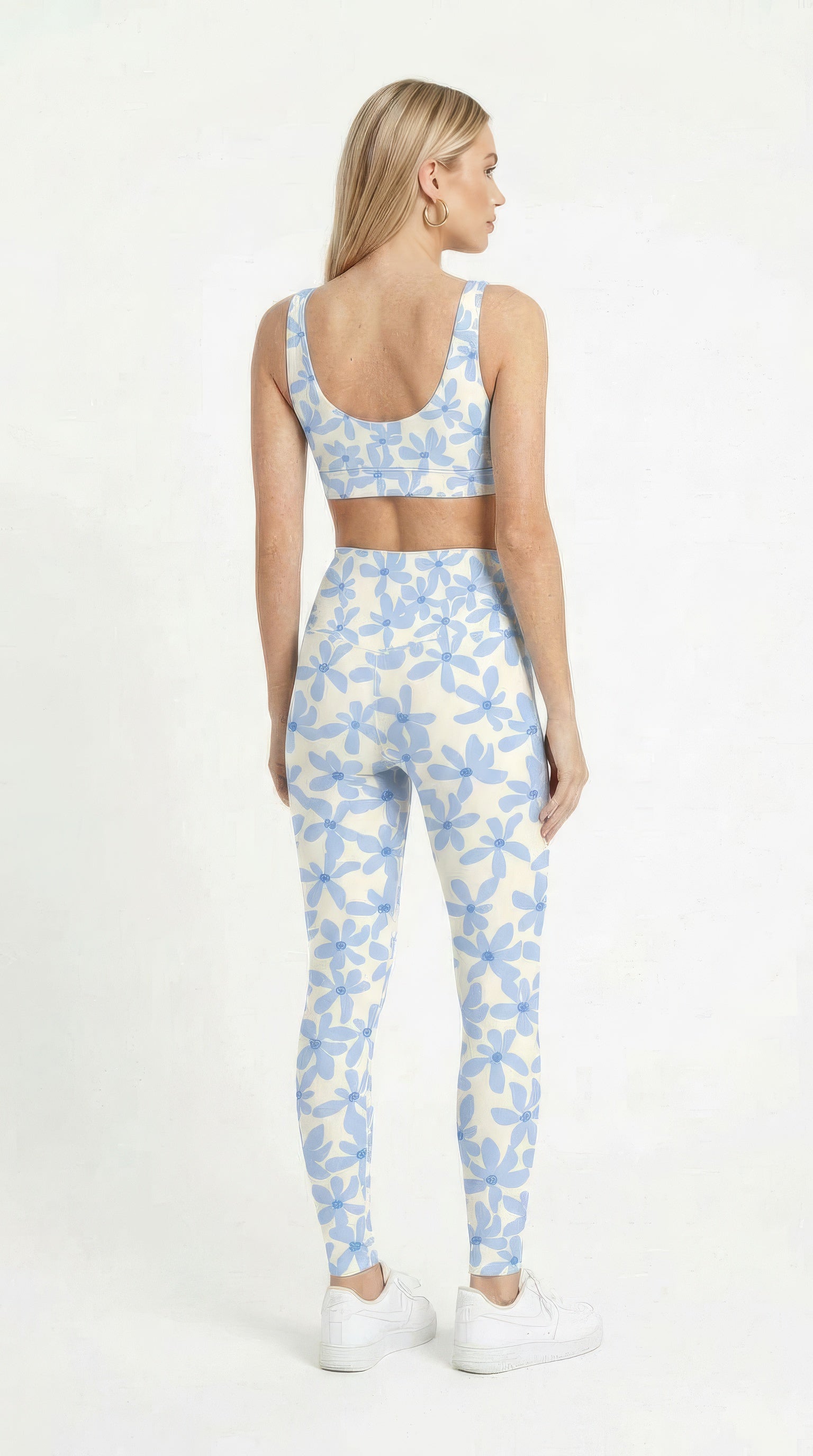Blue Blossom Leggings