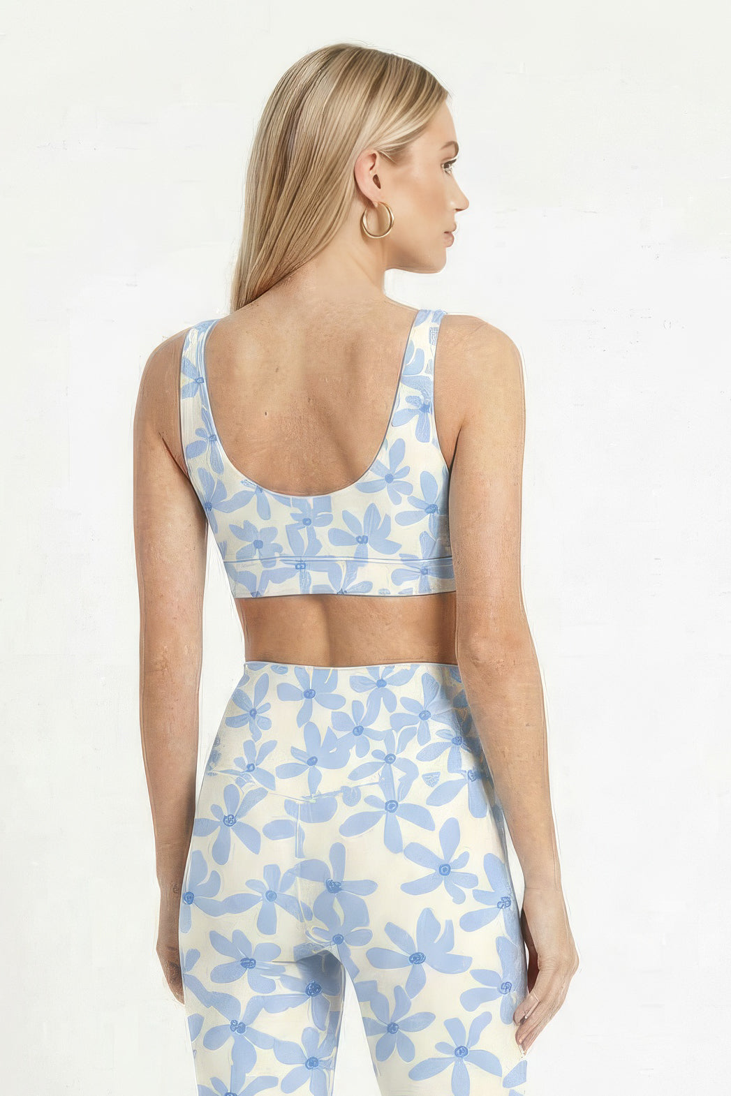 Blue Blooms U-Bra