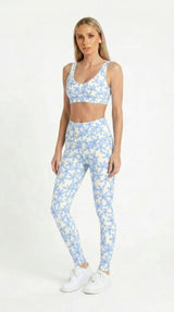 Blue Blossom Leggings