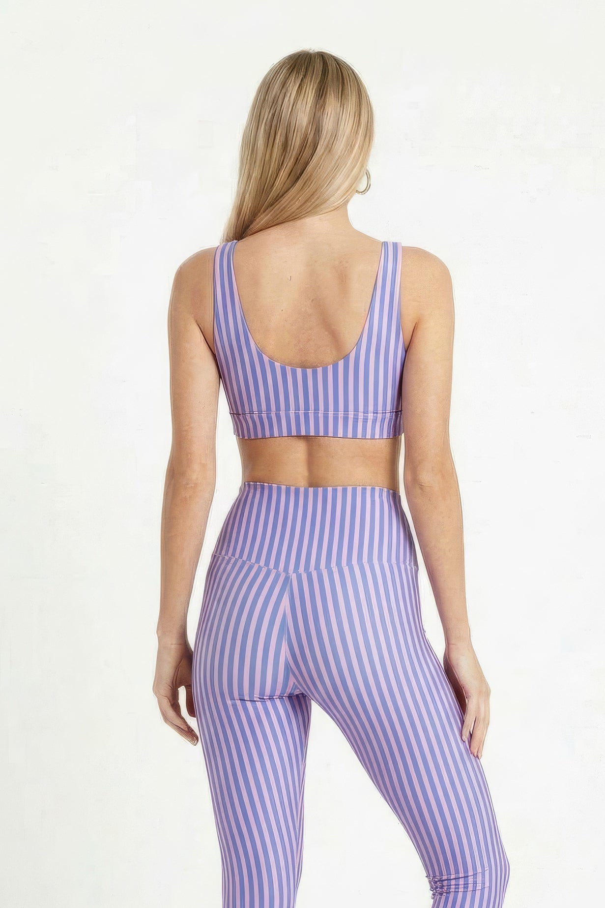 Blue Pink Stripe U-Bra