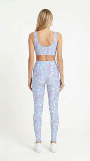 Blue Seashell Leggings