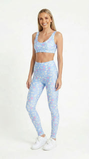 Blue Seashell Leggings