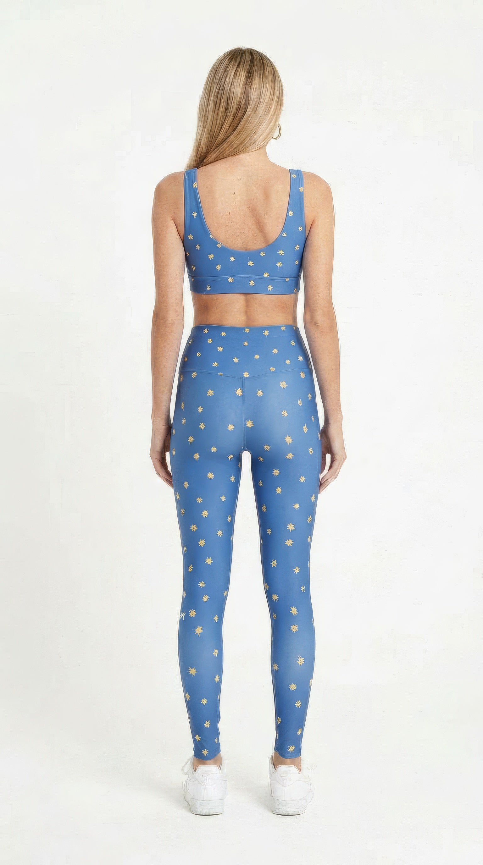 Blue Star Night Leggings