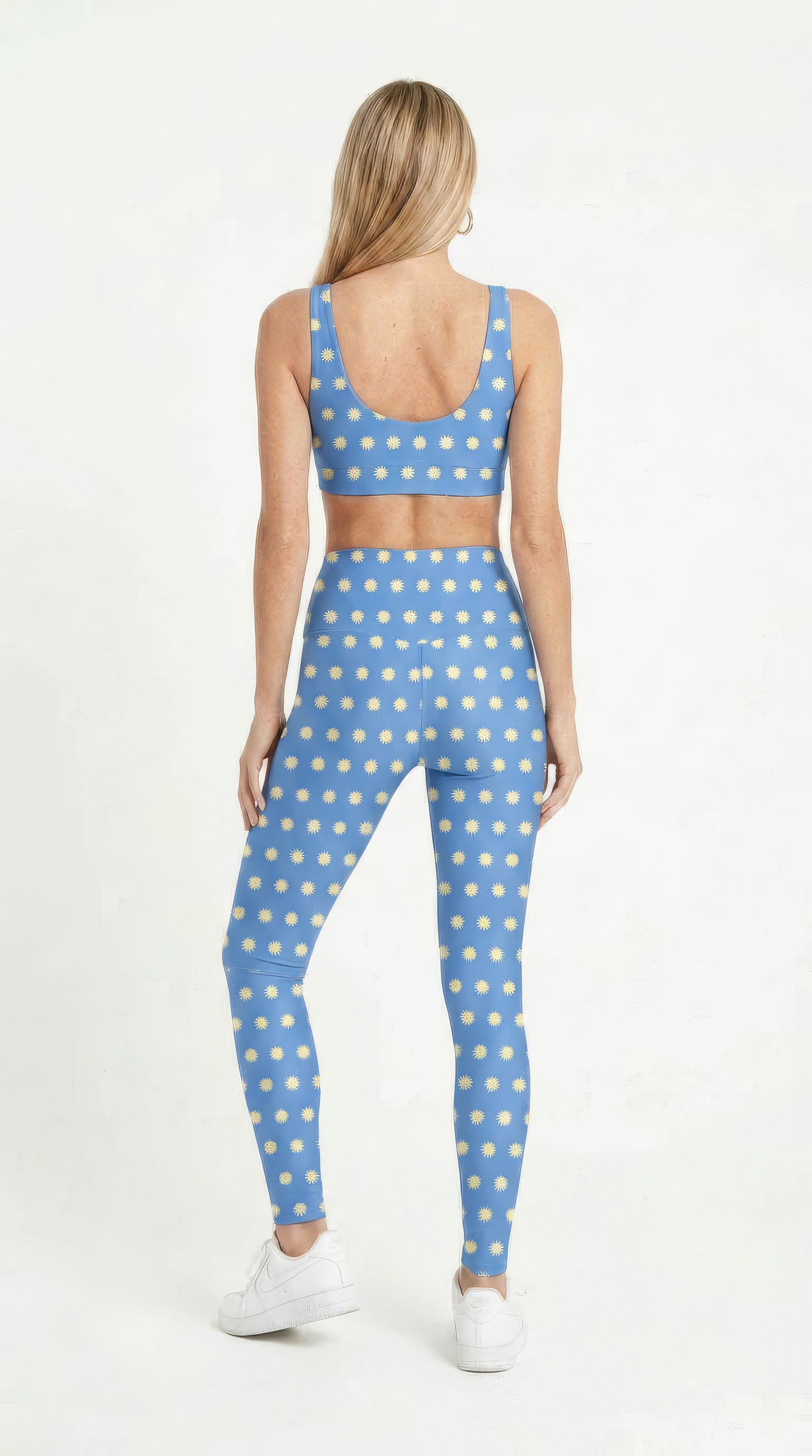 Blue Sun Daisy Leggings