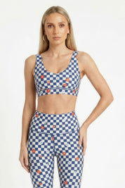 Floral Checker U-Bra