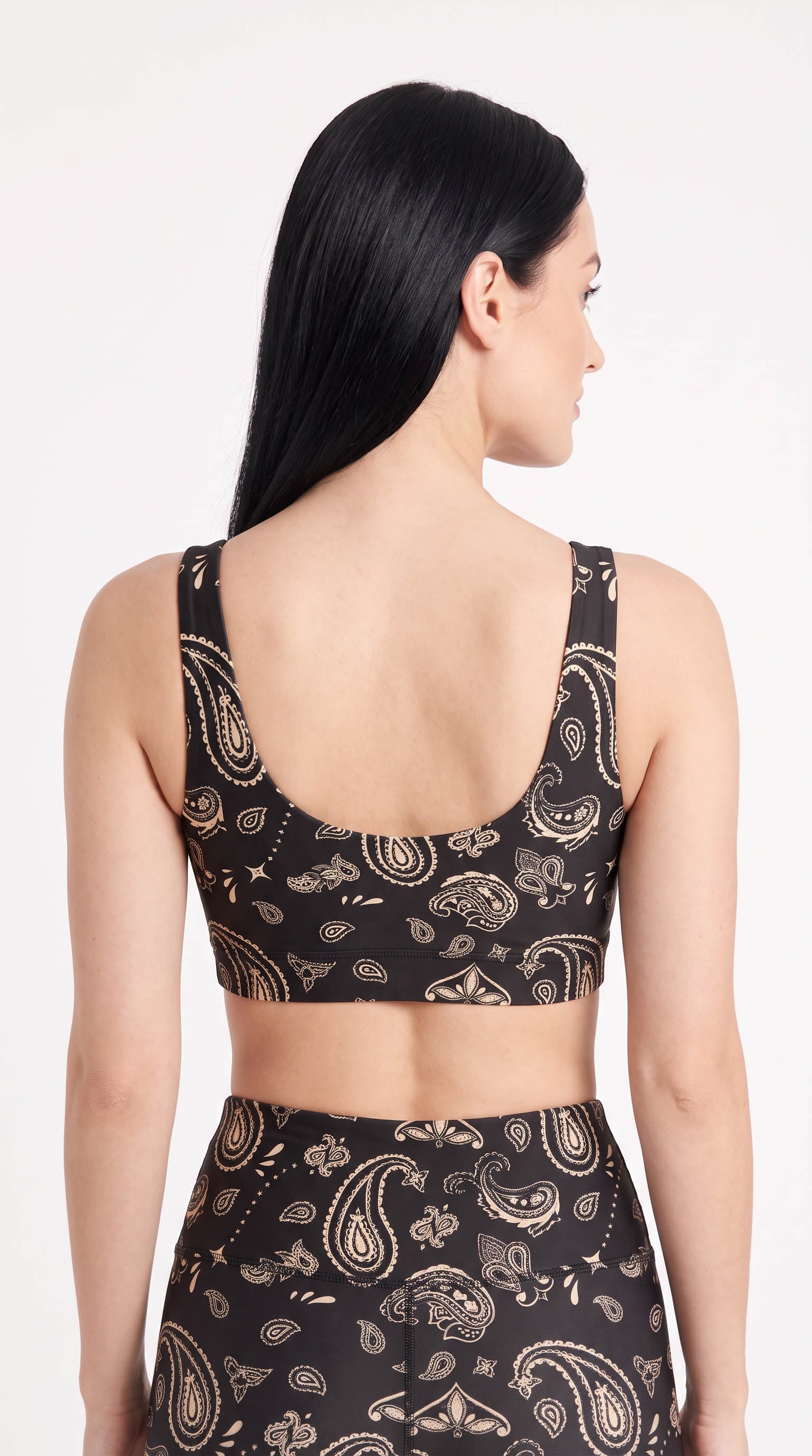 Black Paisley U-Bra