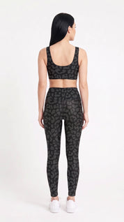 Charcoal Leopard Leggings