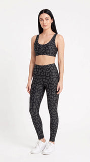 Charcoal Leopard Leggings