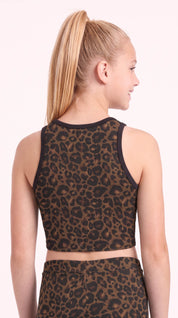 Cheetah Kids Crop Top