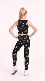 Cowboy Boot Kids Leggings