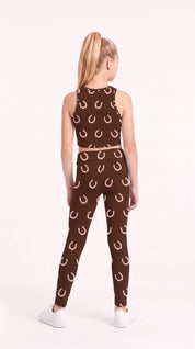 Lucky Horseshoe Kids Leggings
