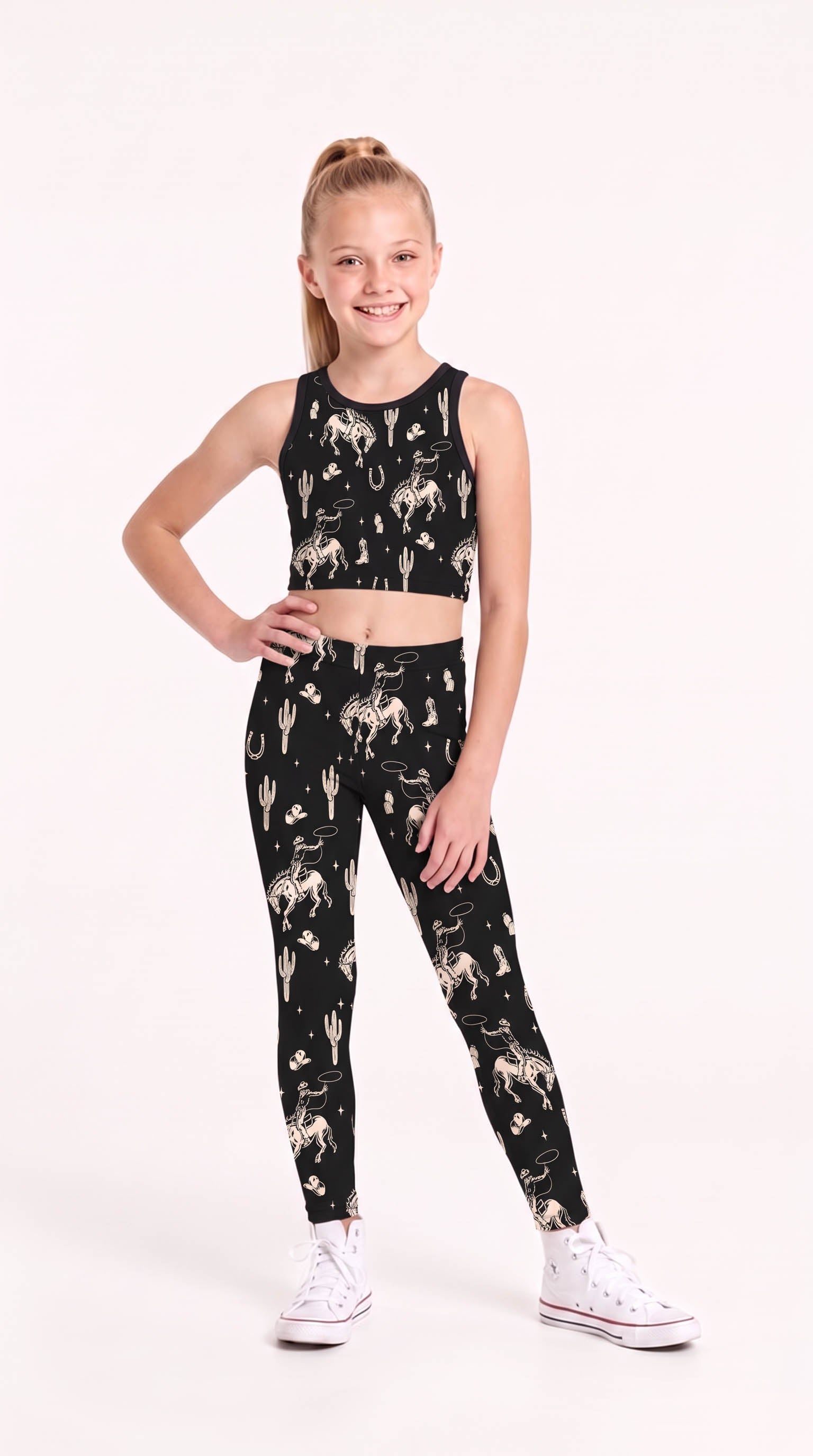 Midnight Rodeo Kids Leggings