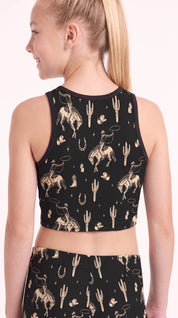 Midnight Rodeo Kids Crop Top