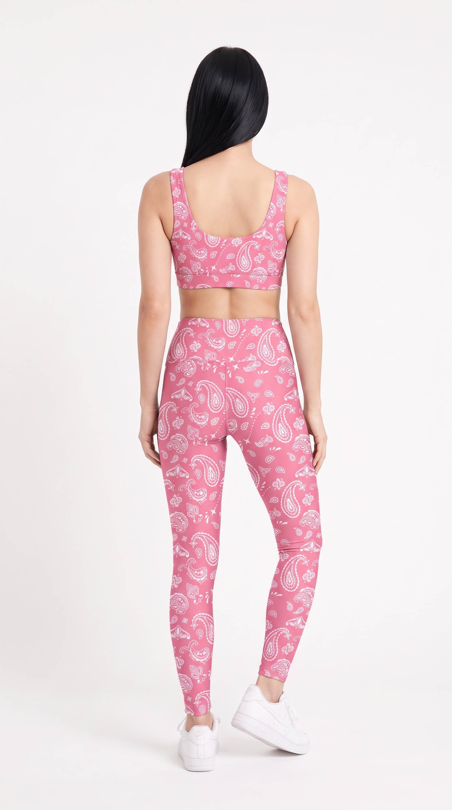 Pink Paisley Leggings
