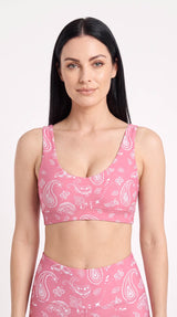 Pink Paisley U-Bra