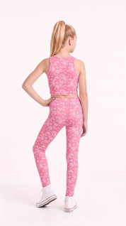 Pink Paisley Kids Leggings