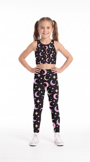 Pastel Starry Night Kids Leggings