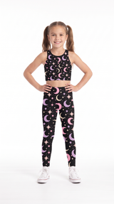 Pastel Starry Night Kids Leggings