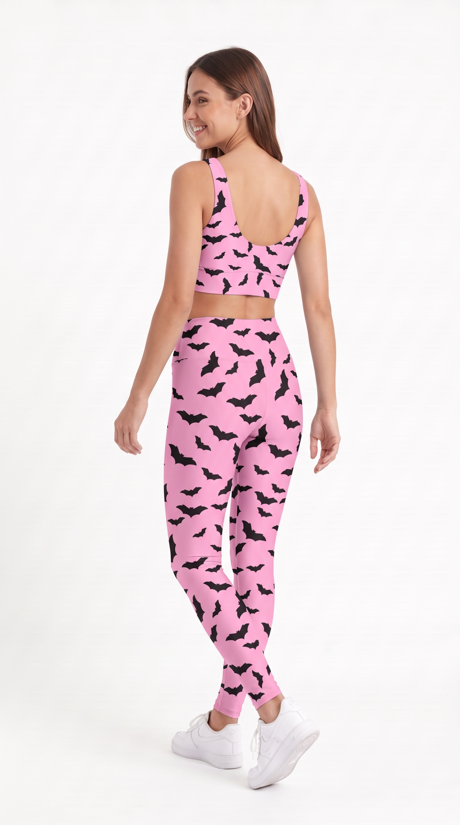 Pink Bats Leggings