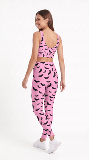 Pink Bats Leggings