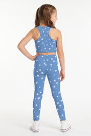 Blue Star Scatter Leggings Kids Leggings