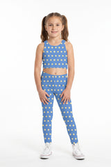 Blue Sun Daisy Kids Leggings