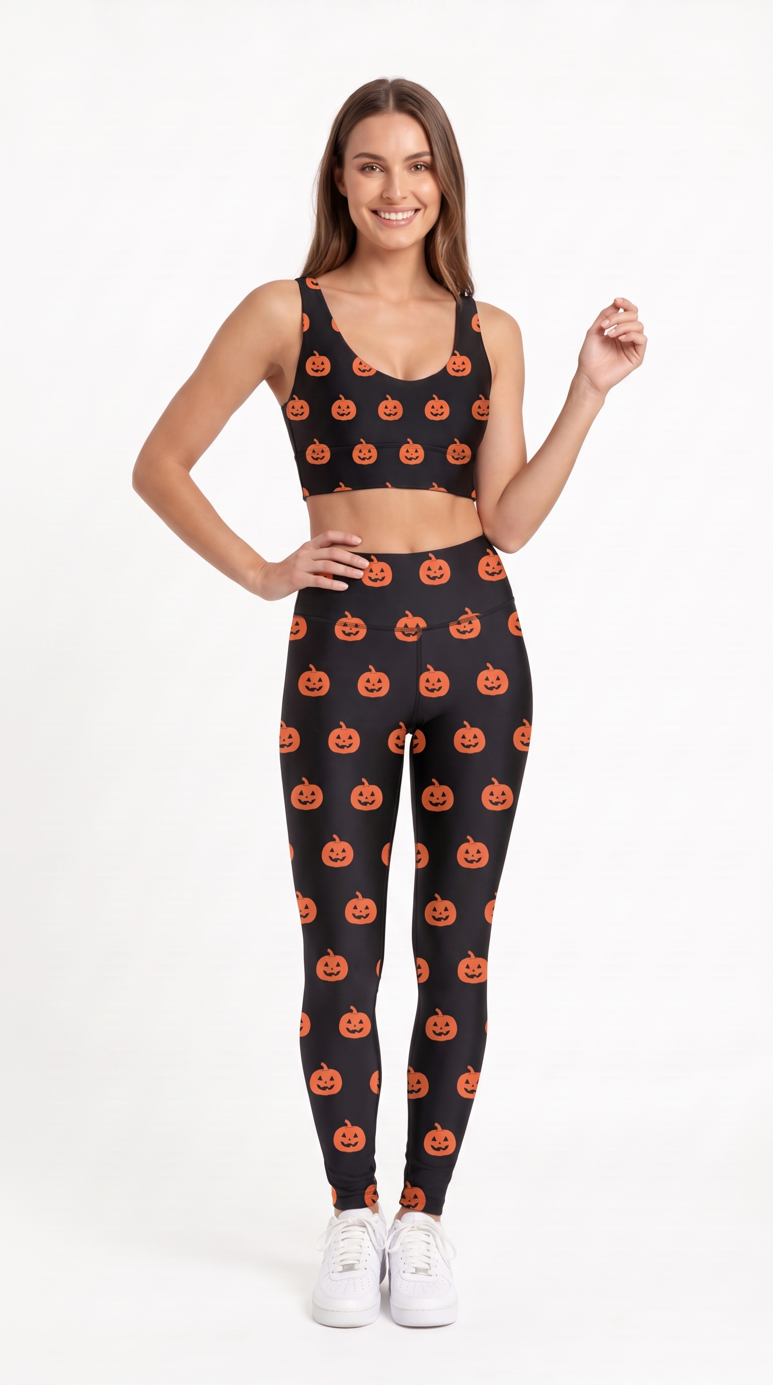 Orange Jack Black Leggings