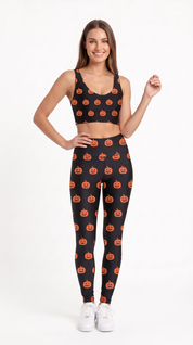 Orange Jack Black Leggings