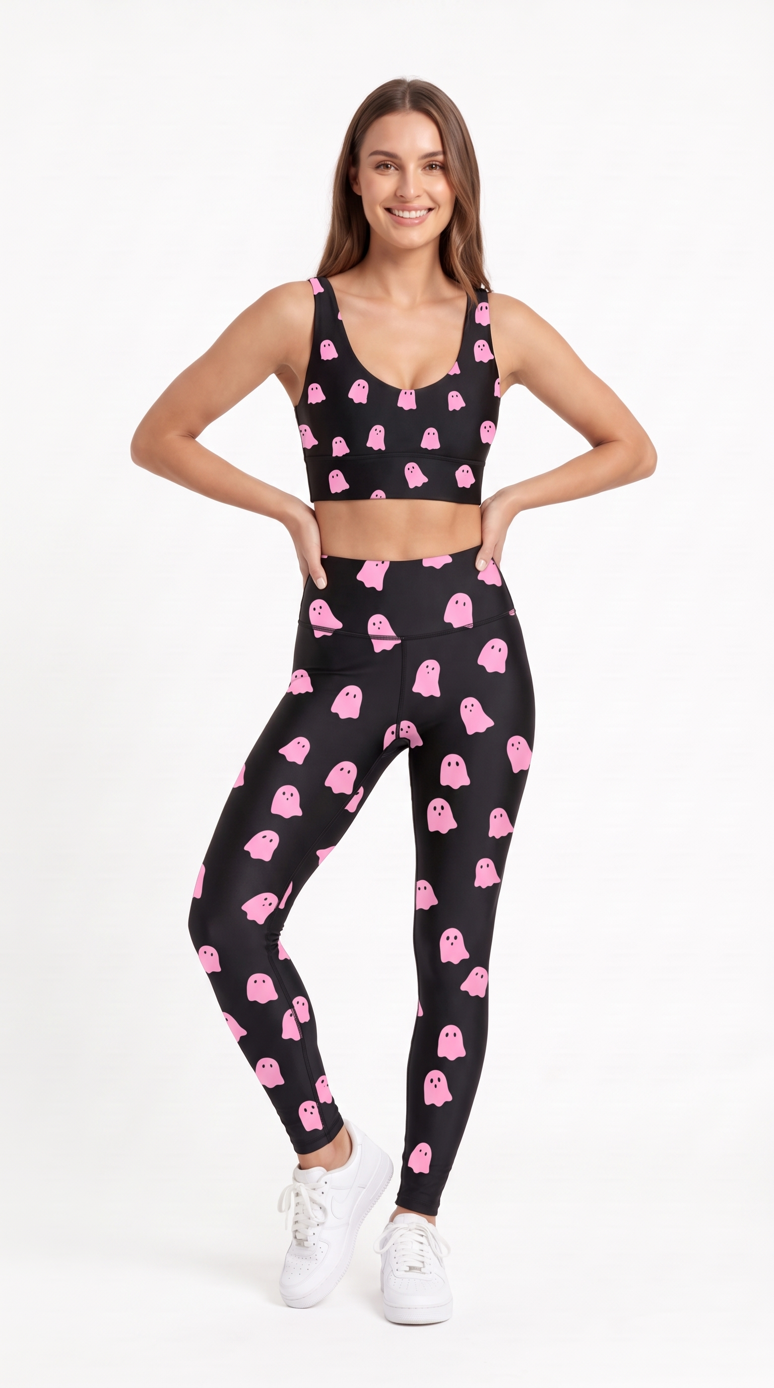 Pink Ghost Leggings