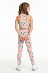 Pink Lemon Drop Kids Crop Top