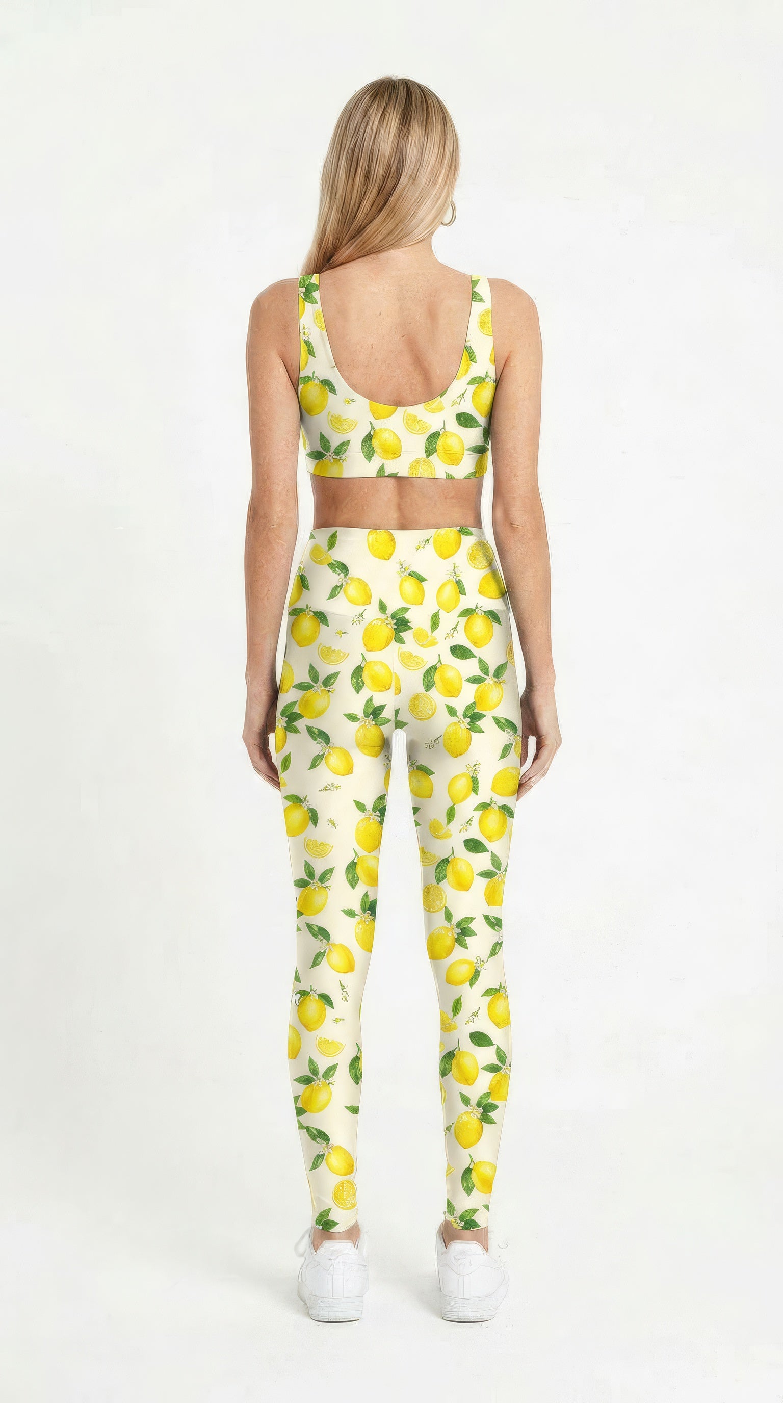 Lemon Blossom Leggings in Lemonade