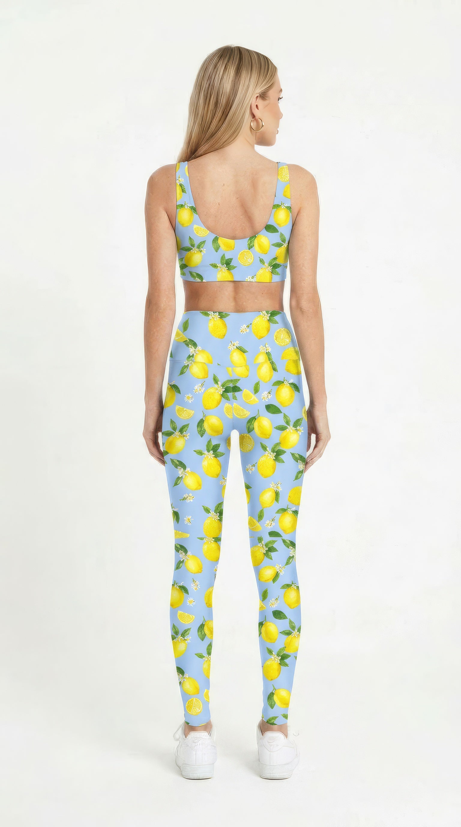 Lemon Blossom Leggings in Lemonade