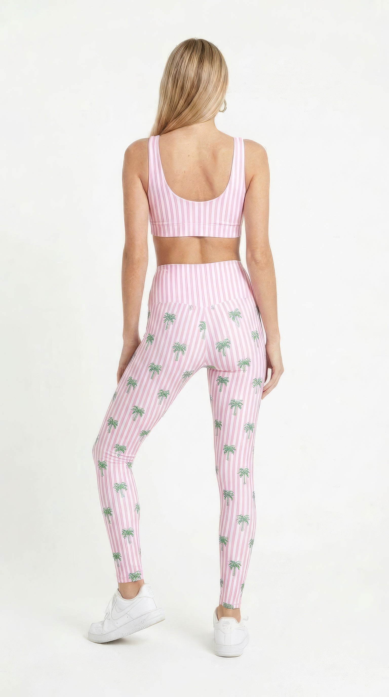 Palm Stripe Leggings