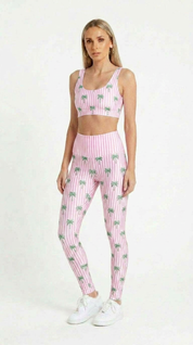 Palm Stripe U -Bra