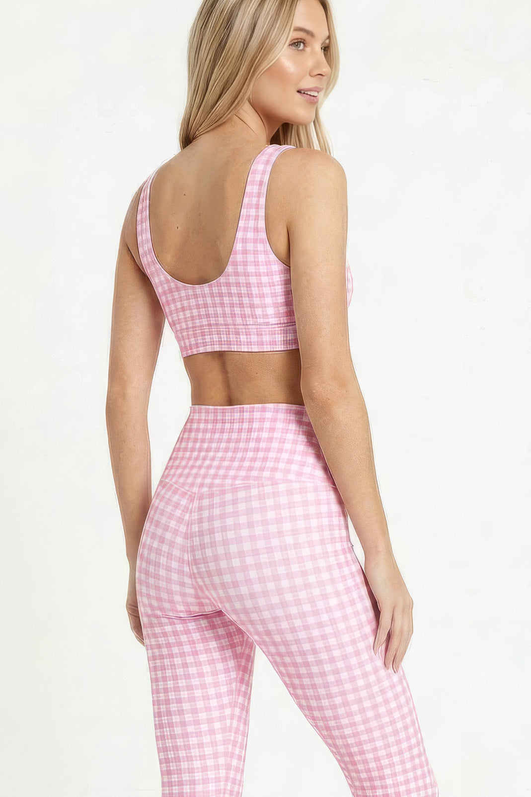 Pink Gingham U-Bra