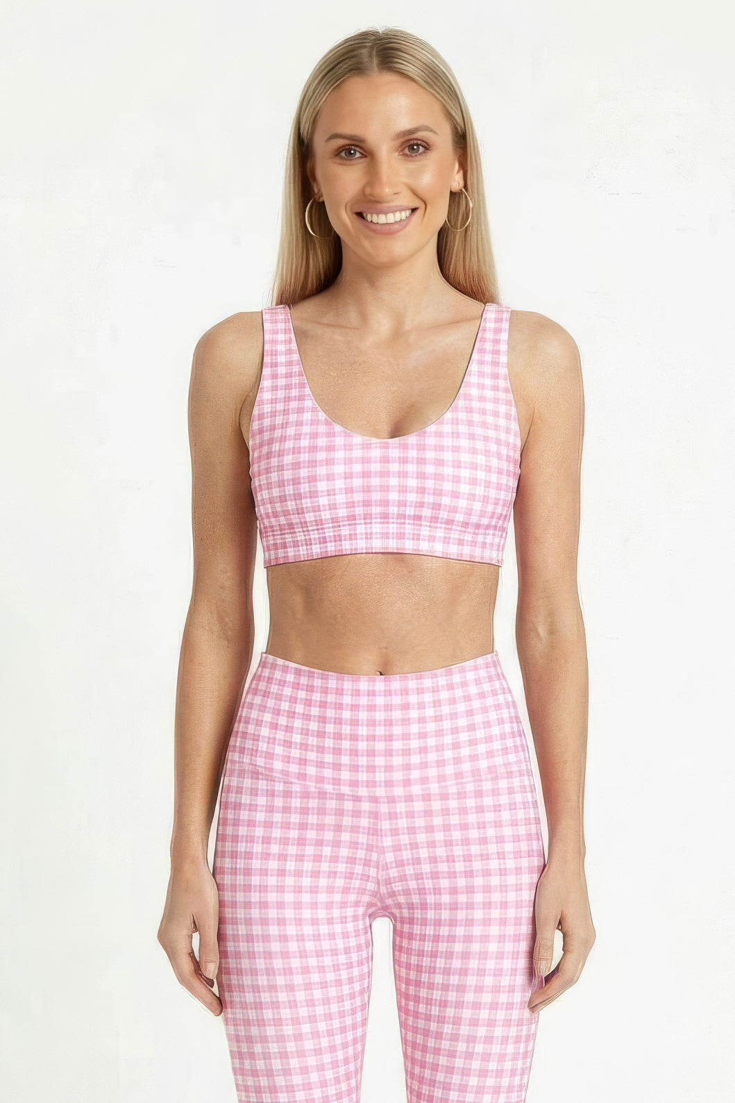 Pink Gingham U-Bra